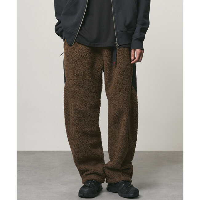 Gramicci Reversible Sherpa Pant - Dark Brown / Black