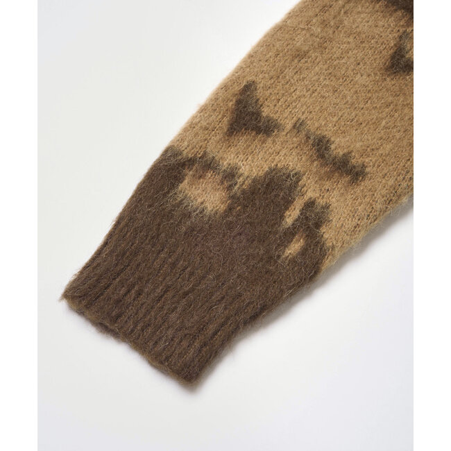 Gramicci Mohair Splatter Sweater - Safron Splatter