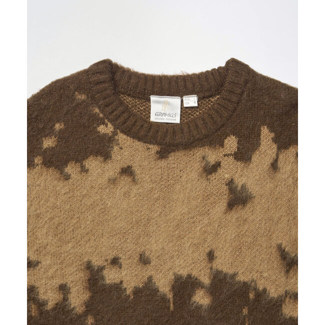 Gramicci Mohair Splatter Sweater - Safron Splatter