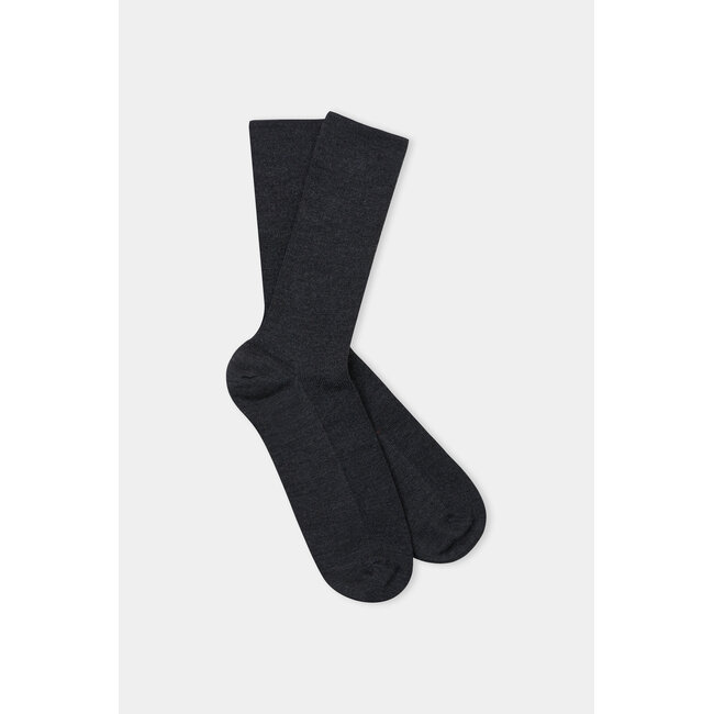 About Companions Merino Socks  - Charcoal