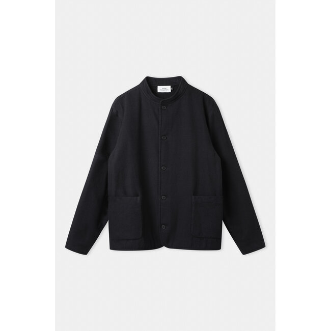 About Companions Ben Jacket  - Eco Flannel Black