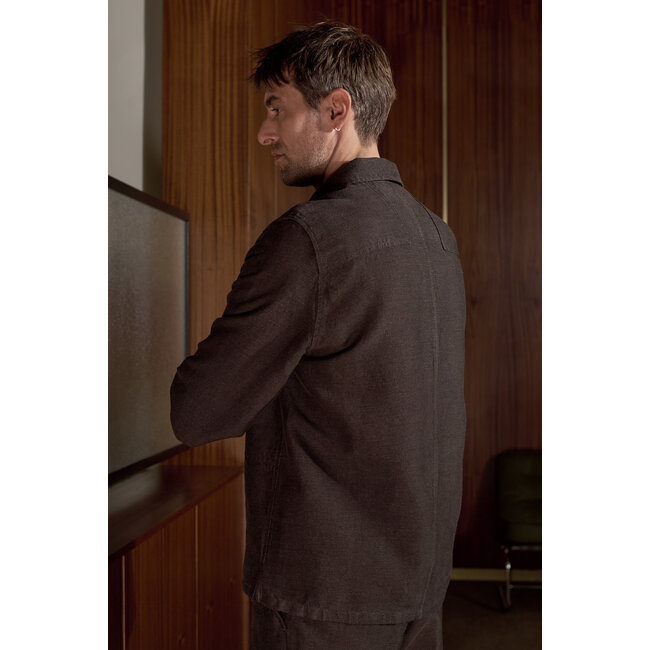About Companions Owe Overshirt  - Winter Linen Coffee