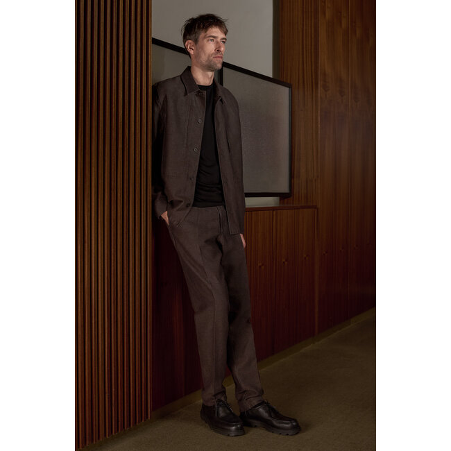 About Companions Owe Overshirt  - Winter Linen Coffee