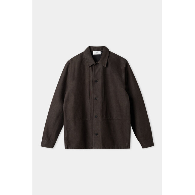 About Companions Owe Overshirt  - Winter Linen Coffee