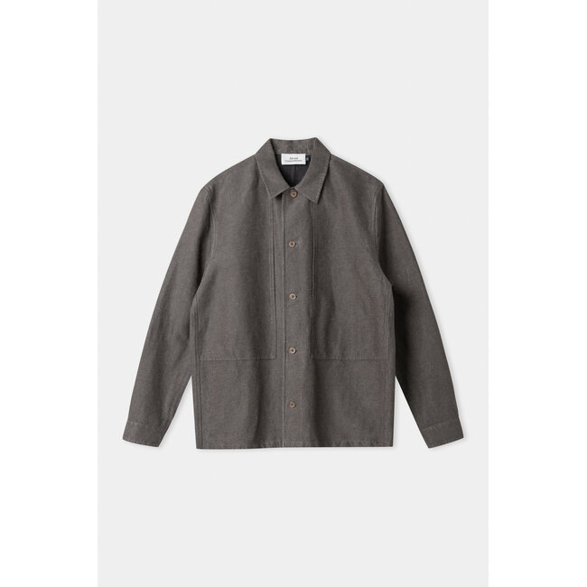 About Companions Owe Overshirt  - Winter Linen Taupe