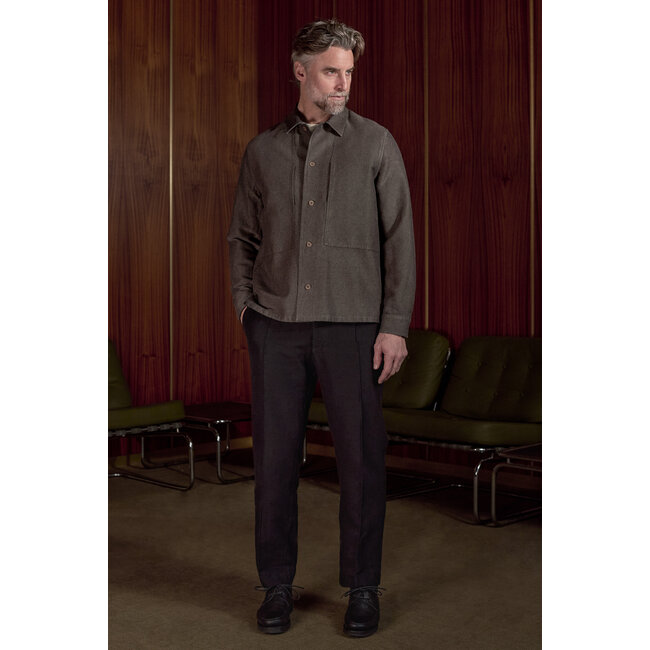 About Companions Owe Overshirt  - Winter Linen Taupe