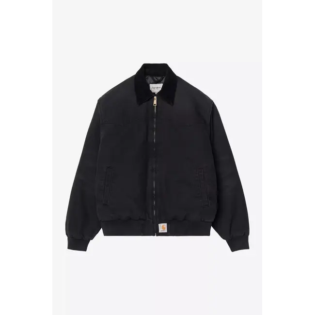 Carhartt WIP OG Santa Fe Jacket - Black / Black stone canvas