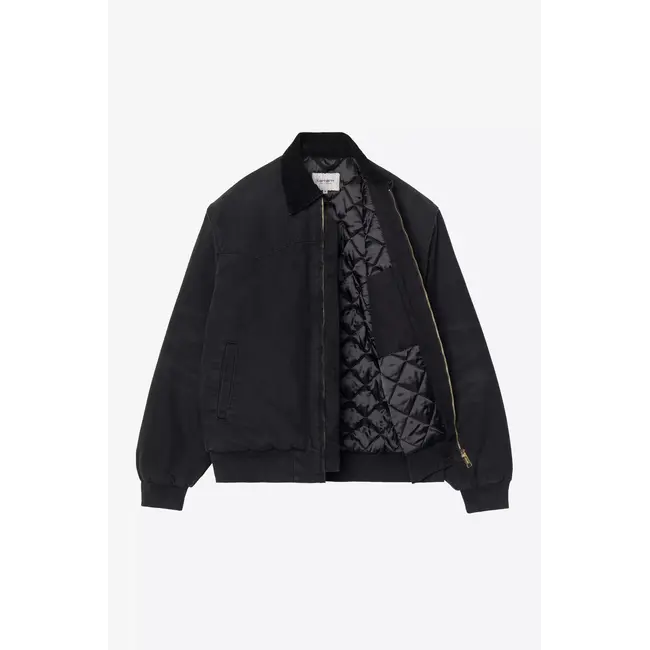 Carhartt WIP OG Santa Fe Jacket - Black / Black stone canvas