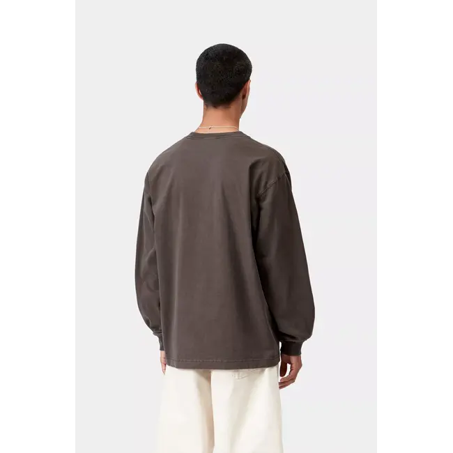 Carhartt WIP L/S Vista T-Shirt - Tobacco garment dyed