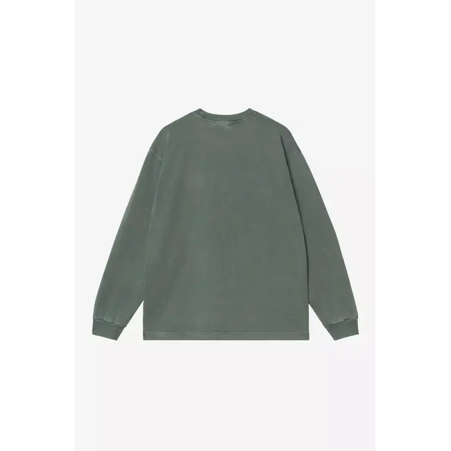 Carhartt WIP L/S Vista T-Shirt - Dark Scarab garment dyed