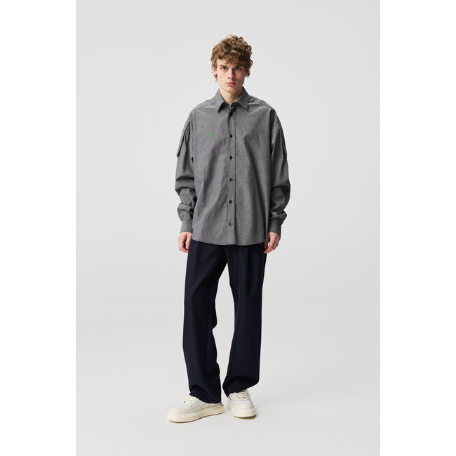 Adnym Atelier Sergeant Shirt - Grey Chambray