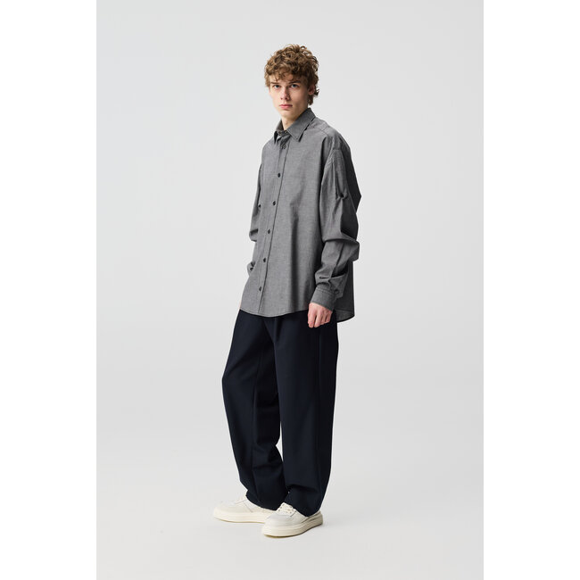 Adnym Atelier Sergeant Shirt - Grey Chambray