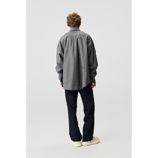 Adnym Atelier Sergeant Shirt - Grey Chambray