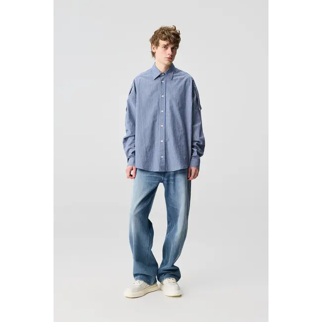 Adnym Atelier Sergeant Shirt - Blue Stripe