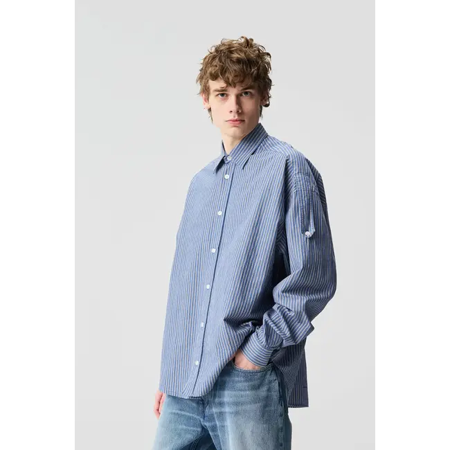 Adnym Atelier Sergeant Shirt - Blue Stripe