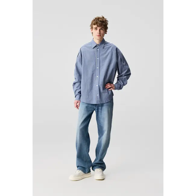 Adnym Atelier Sergeant Shirt - Blue Stripe