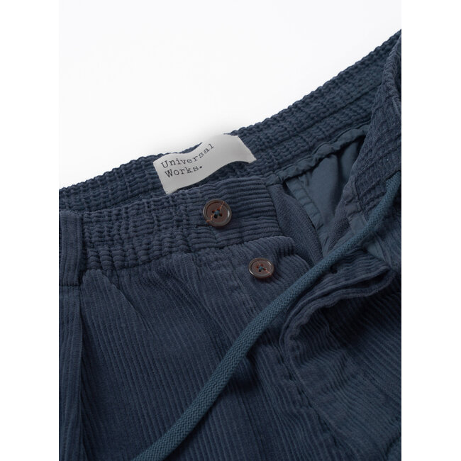 Universal Works Pleated Track Pant - Dark Navy