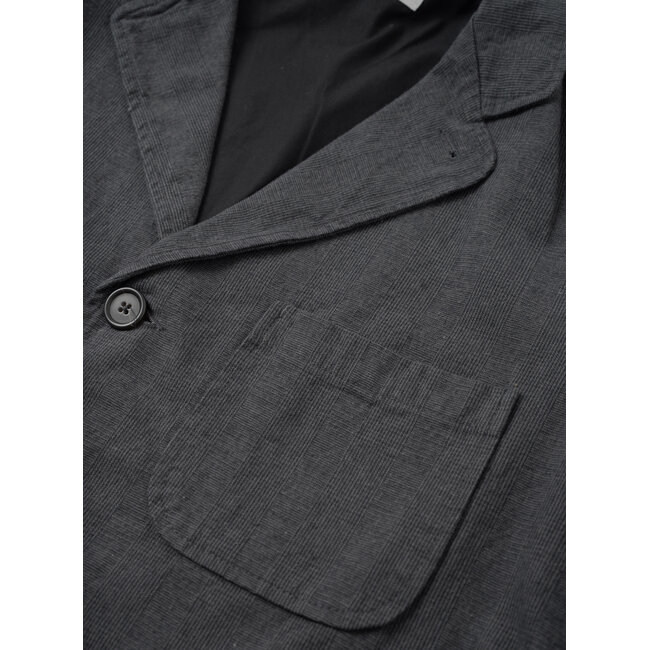 Universal Works Three Button Jacket - Liverpool Check / Grey