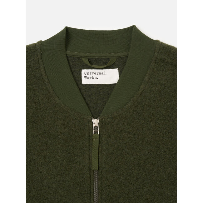Universal Works Zip Waistcoat - Olive
