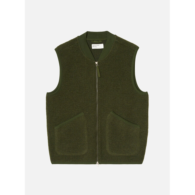 Universal Works Zip Waistcoat - Olive