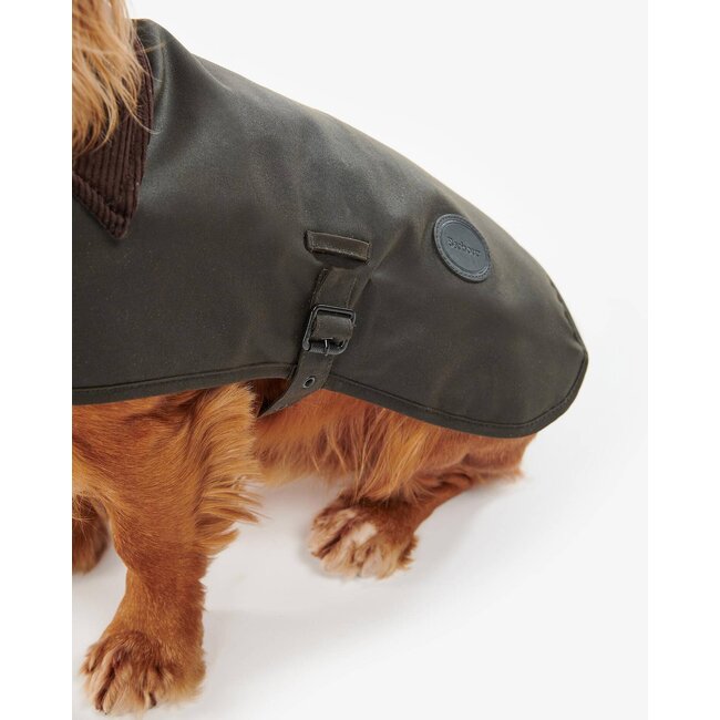Barbour Slykoil Wax Dog Coat - Olive