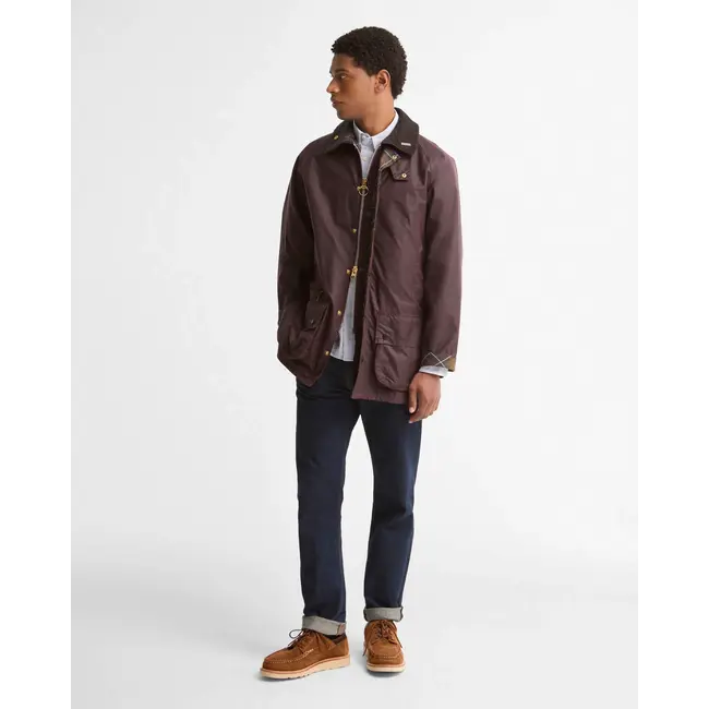 Barbour Icons Beaufort Wax Jacket - Bordeaux