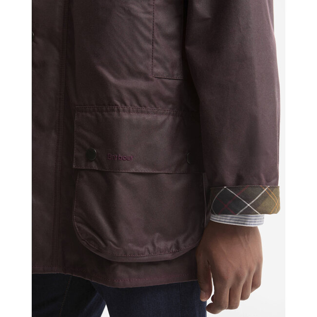 Barbour Icons Beaufort Wax Jacket - Bordeaux