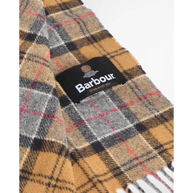 Barbour Tartan Lambswool Scarf - DK Dress Tartan
