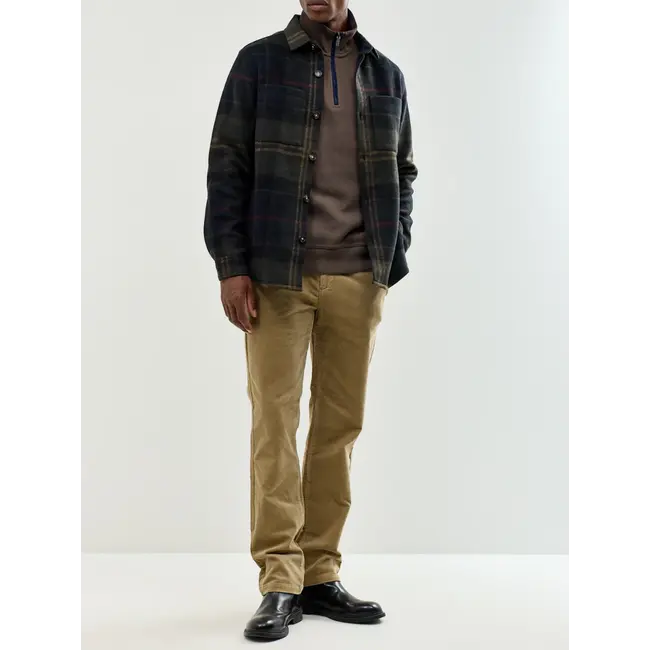 Barbour Woodlane Brushed Check Overshirt - Shadow Classic Tartan