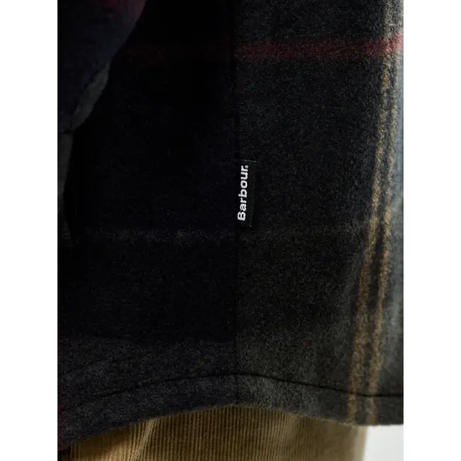 Barbour Woodlane Brushed Check Overshirt - Shadow Classic Tartan