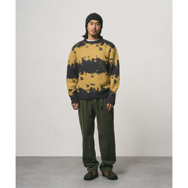 Gramicci Mohair Splatter Sweater - Safron Splatter