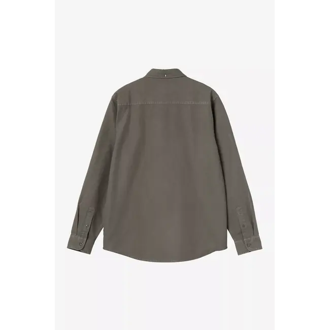 Carhartt WIP L/S Bolton Shirt - Shungite garment dyed