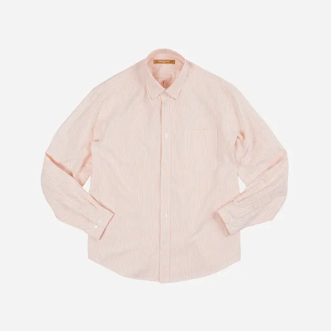 Frizmworks Og Stripe Oversized Shirt - Orange