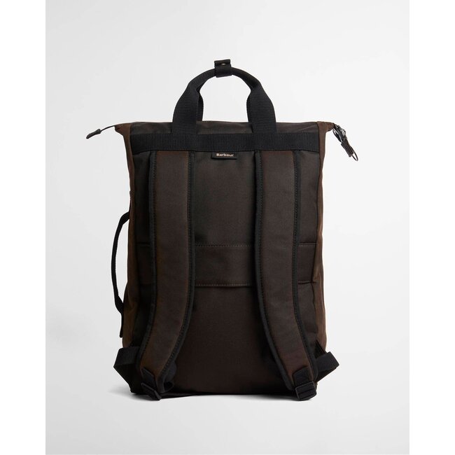 Barbour Field Wax Backpack - Olive / Black