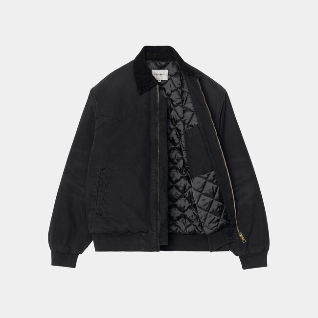 Carhartt WIP OG Santa Fe Jacket - Black / Black stone canvas