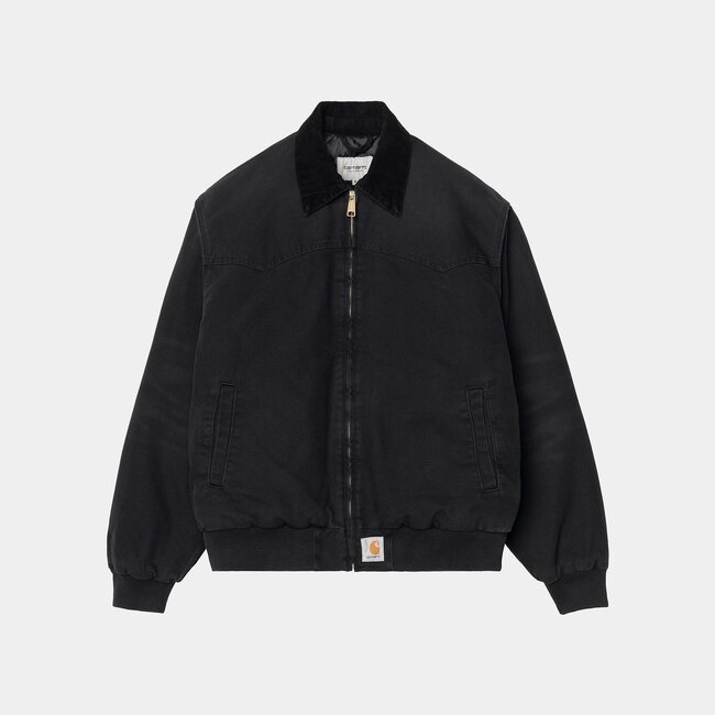 Carhartt WIP OG Santa Fe Jacket - Black / Black stone canvas