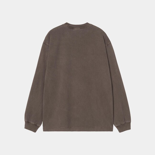 Carhartt WIP L/S Vista T-Shirt - Tobacco garment dyed