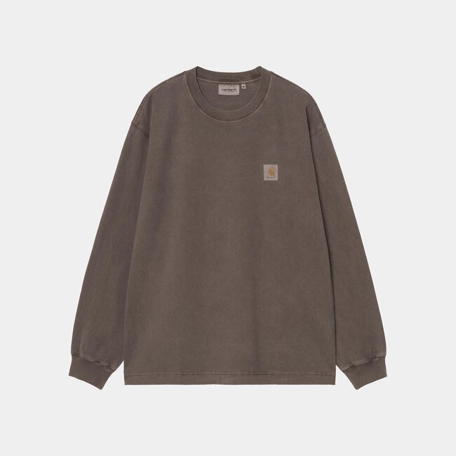 Carhartt WIP L/S Vista T-Shirt - Tobacco garment dyed