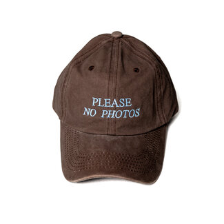 HOHO COCO Please No Photos Cap - Brown / Washed Brown