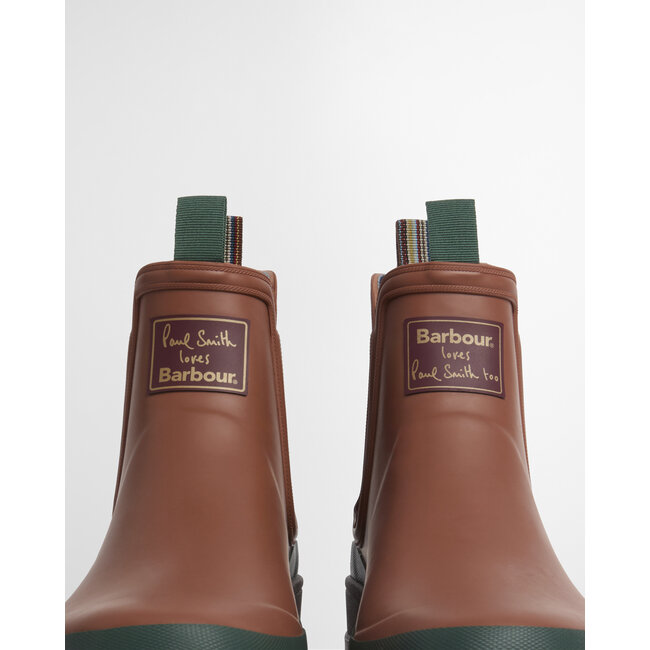 Barbour Barbour X Paul Smith Chelsea Welly - Russet