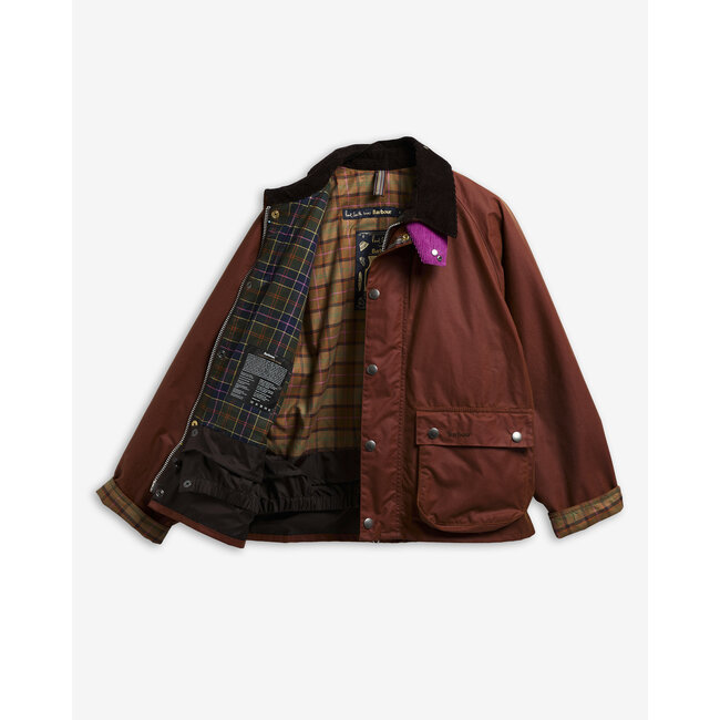 Barbour Barbour X Paul Smith Key Transport Wax Jacket - Russet