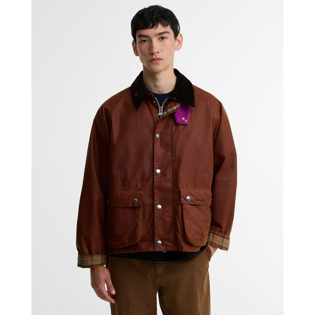 Barbour Barbour X Paul Smith Key Transport Wax Jacket - Russet