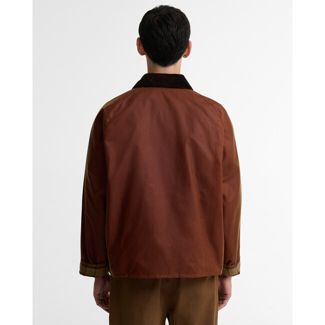 Barbour Barbour X Paul Smith Key Transport Wax Jacket - Russet