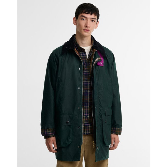 Barbour Barbour X Paul Smith Gamefair Wax Jacket - Bottle Green