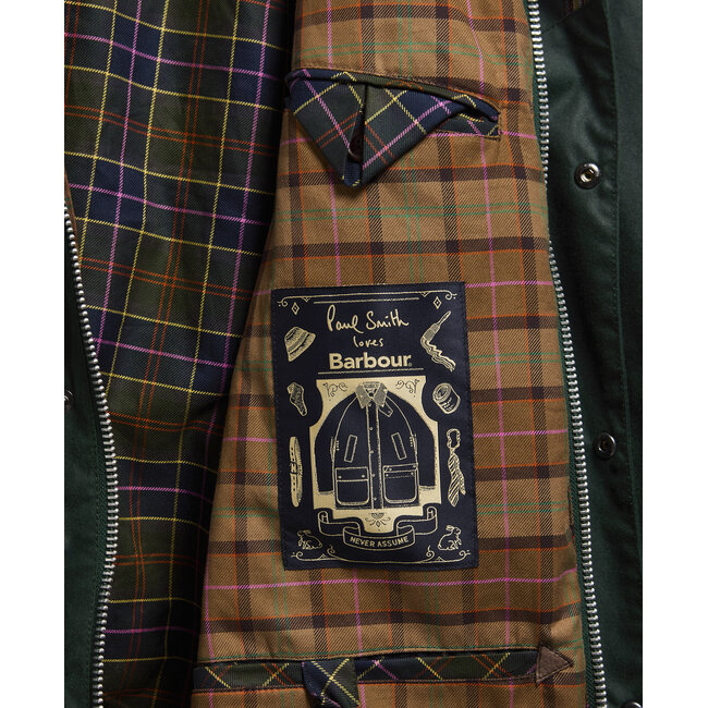 Barbour Barbour X Paul Smith Gamefair Wax Jacket