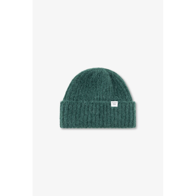 Norse Projects Alpaca Wool Chunky Rib Beanie - North Sea