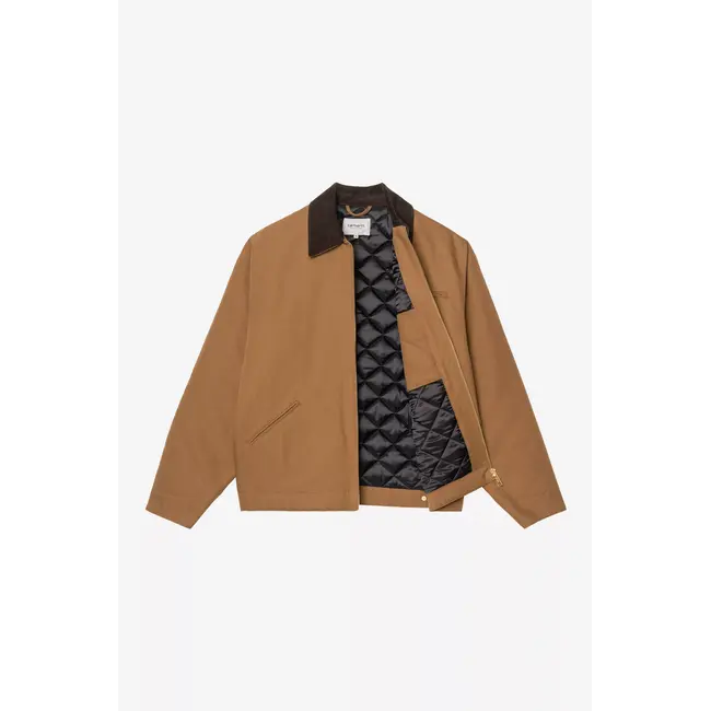 Carhartt WIP OG Detroit Jacket - WIP H Brown / Tobacco rinsed
