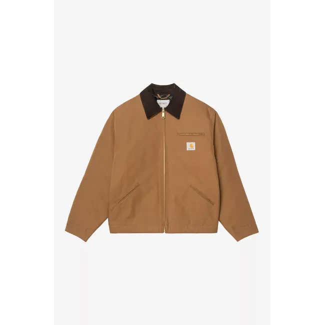 Carhartt WIP OG Detroit Jacket - WIP H Brown / Tobacco rinsed