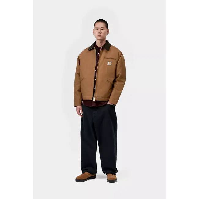Carhartt WIP OG Detroit Jacket - WIP H Brown / Tobacco rinsed