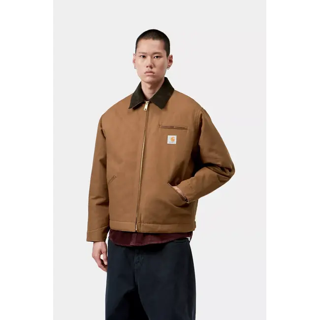 Carhartt WIP OG Detroit Jacket - WIP H Brown / Tobacco rinsed